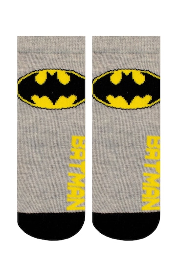Character Grey Batman Socks 3 Pack