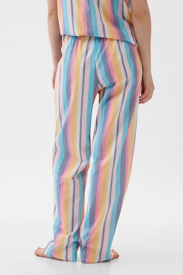 Gap Purple Poplin Stripe Pyjama Trousers