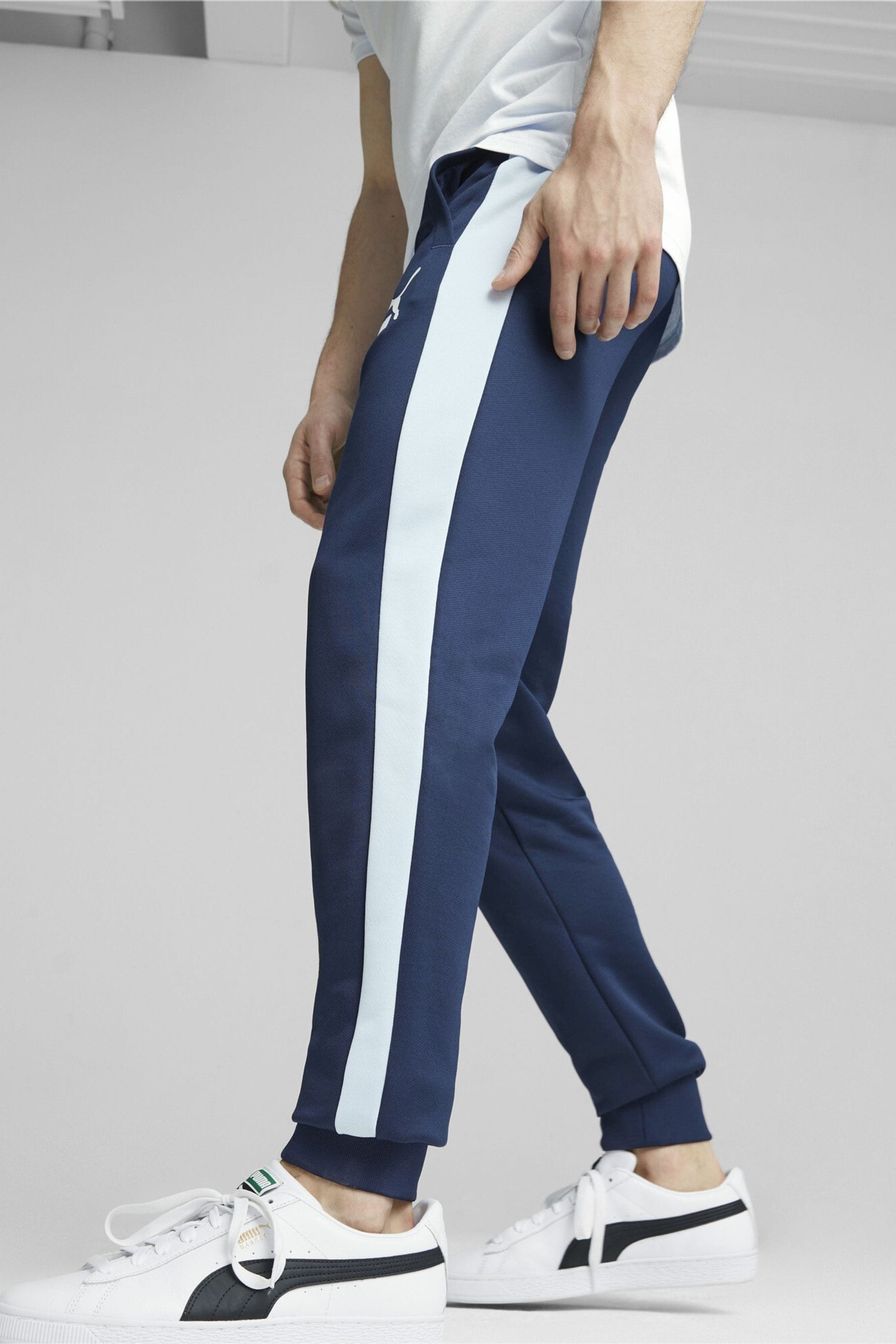 Puma blue joggers hotsell