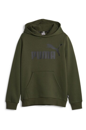 Puma Green Essentials Big Logo Youth Hoodie