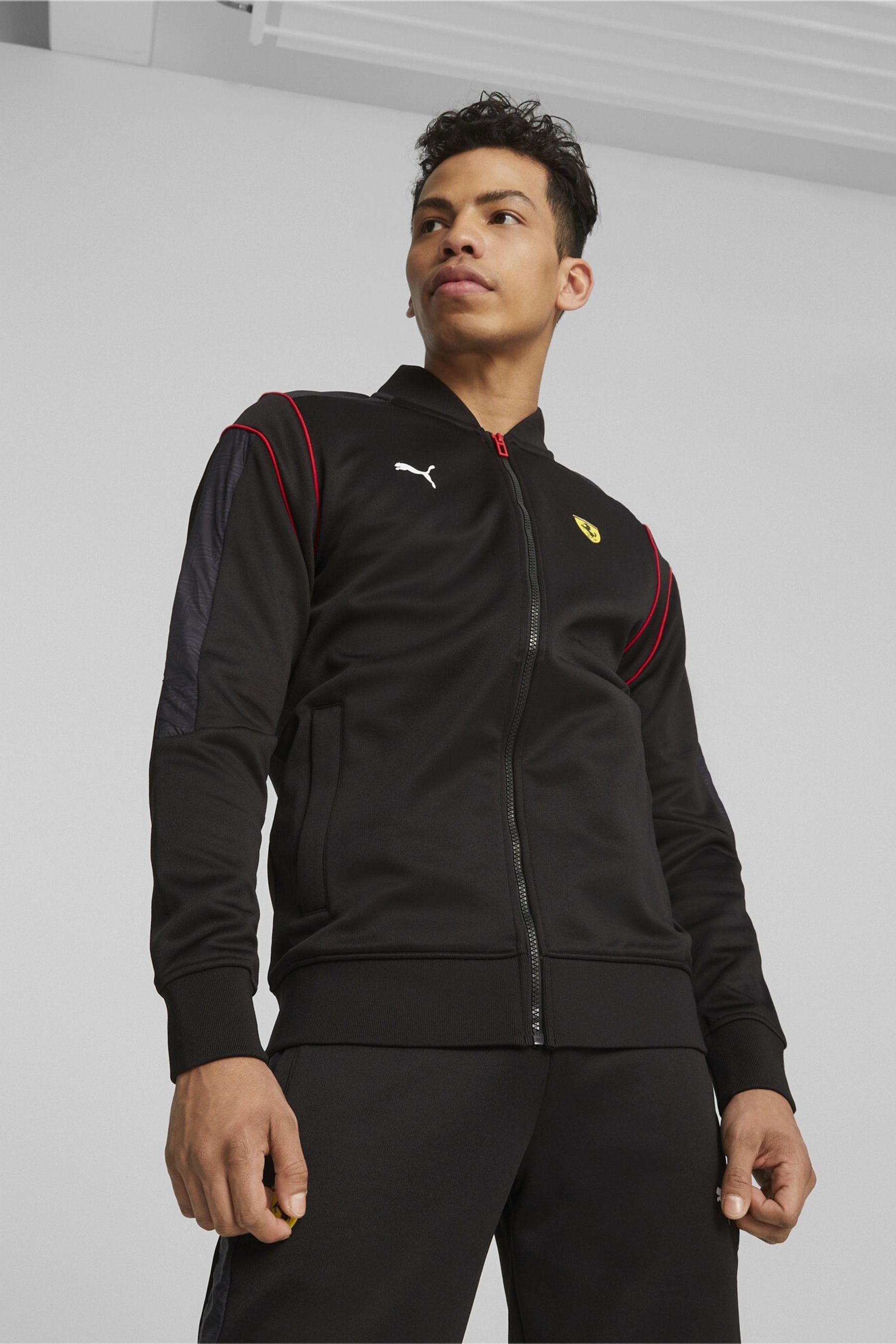 Puma ferrari shop black track jacket