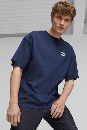 Puma Navy Blue Mens T-Shirt