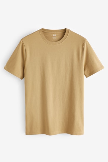 Gap Brown Everyday Soft Short Sleeve Crew Neck T-Shirt