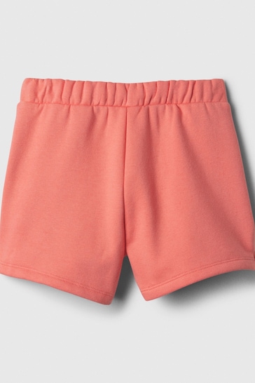 Gap Coral Pink Pull On Logo Jogger Shorts (4-13yrs)