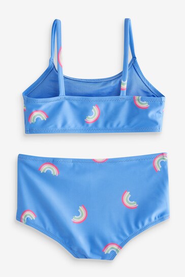 Gap Blue Rainbow Print Bikini (4-12yrs)