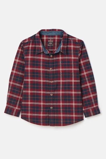 Joules Buchanan Red Checked Shirt