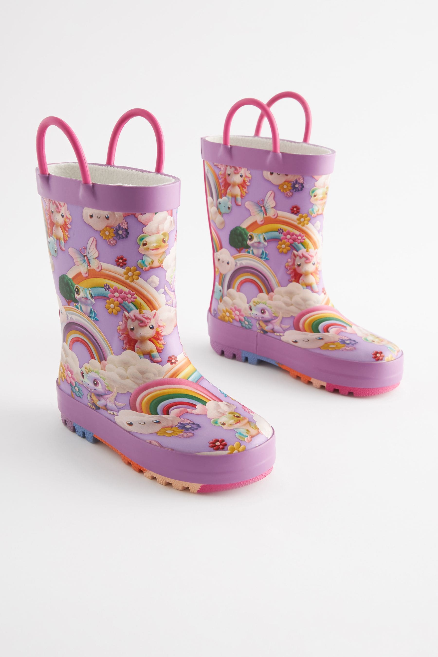 Buy Rainbow Character Handle Wellies from the Next UK online shop