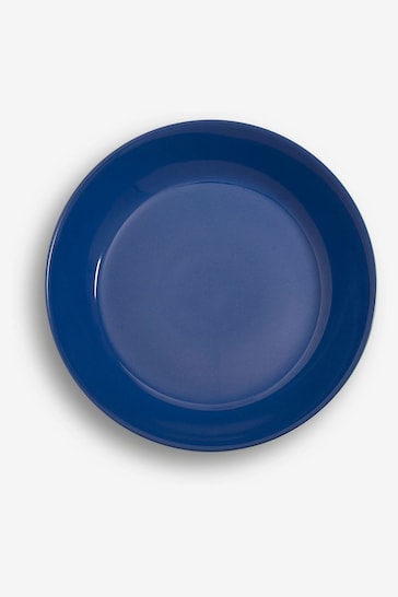 Sur La Table Set of 4 Blue Colour Me Happy Pasta Bowls 23cm