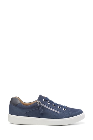Hotter Blue Chase II Lace-Up / Zip Extra Wide Trainers