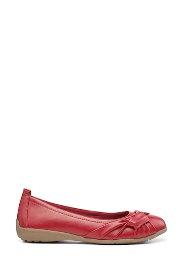 Hotter Red Regular Fit Raven Slip-Ons Shoes