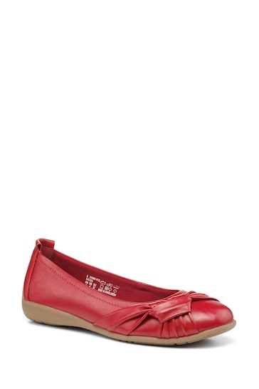 Hotter Red Regular Fit Raven Slip-Ons Shoes