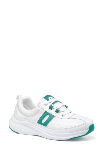 Hotter White Regular Fit Pace Lace-Up Shoes