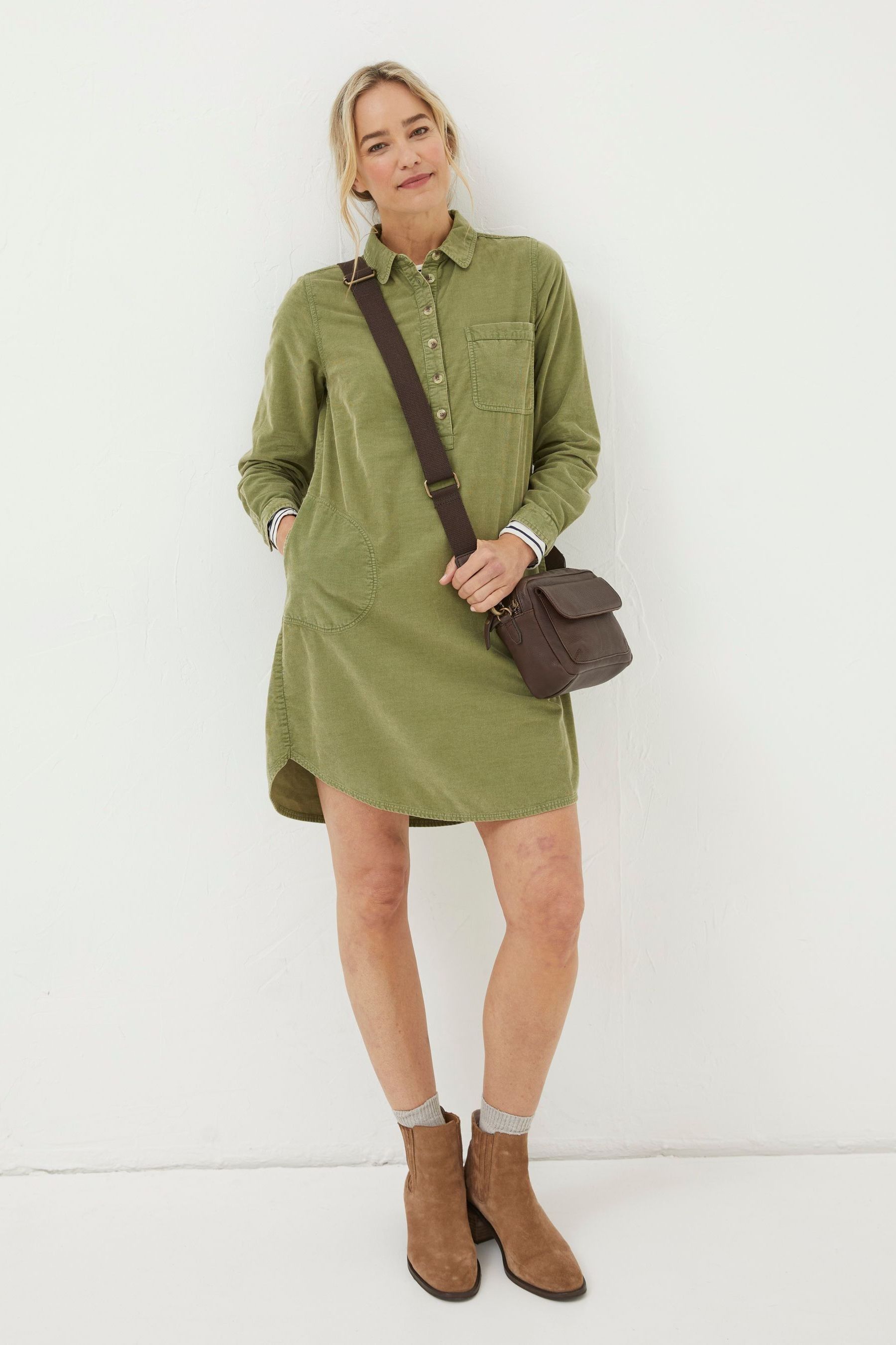 Tunic dress with belt store