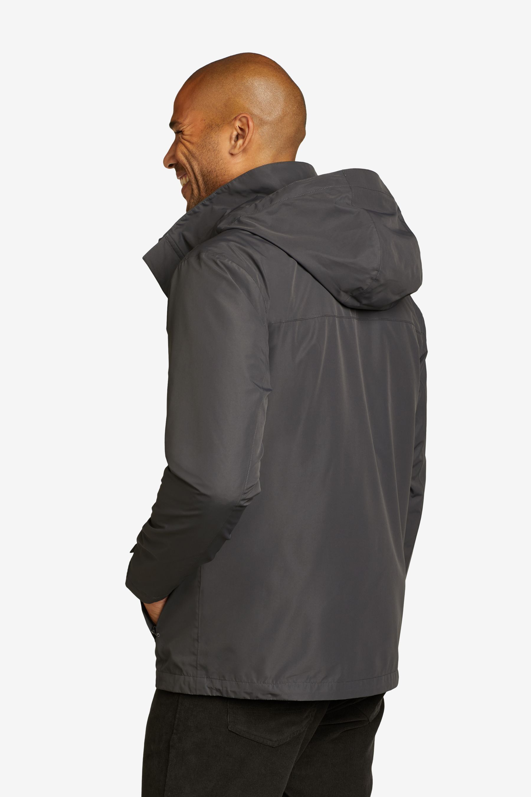 Buy Eddie Bauer Grey Packable Rainfoil Jacket from the Next UK