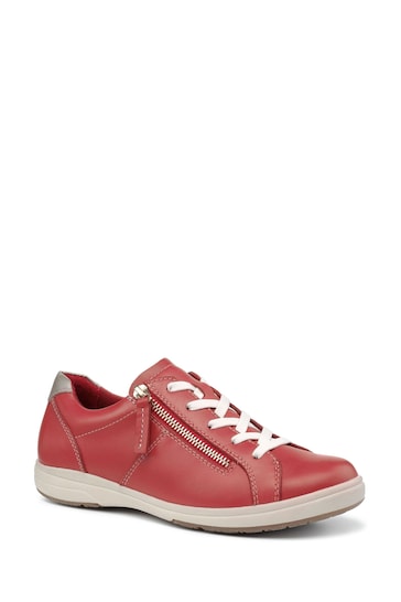 Hotter Red Swift Lace-Up/Zip Regular Fit Shoes
