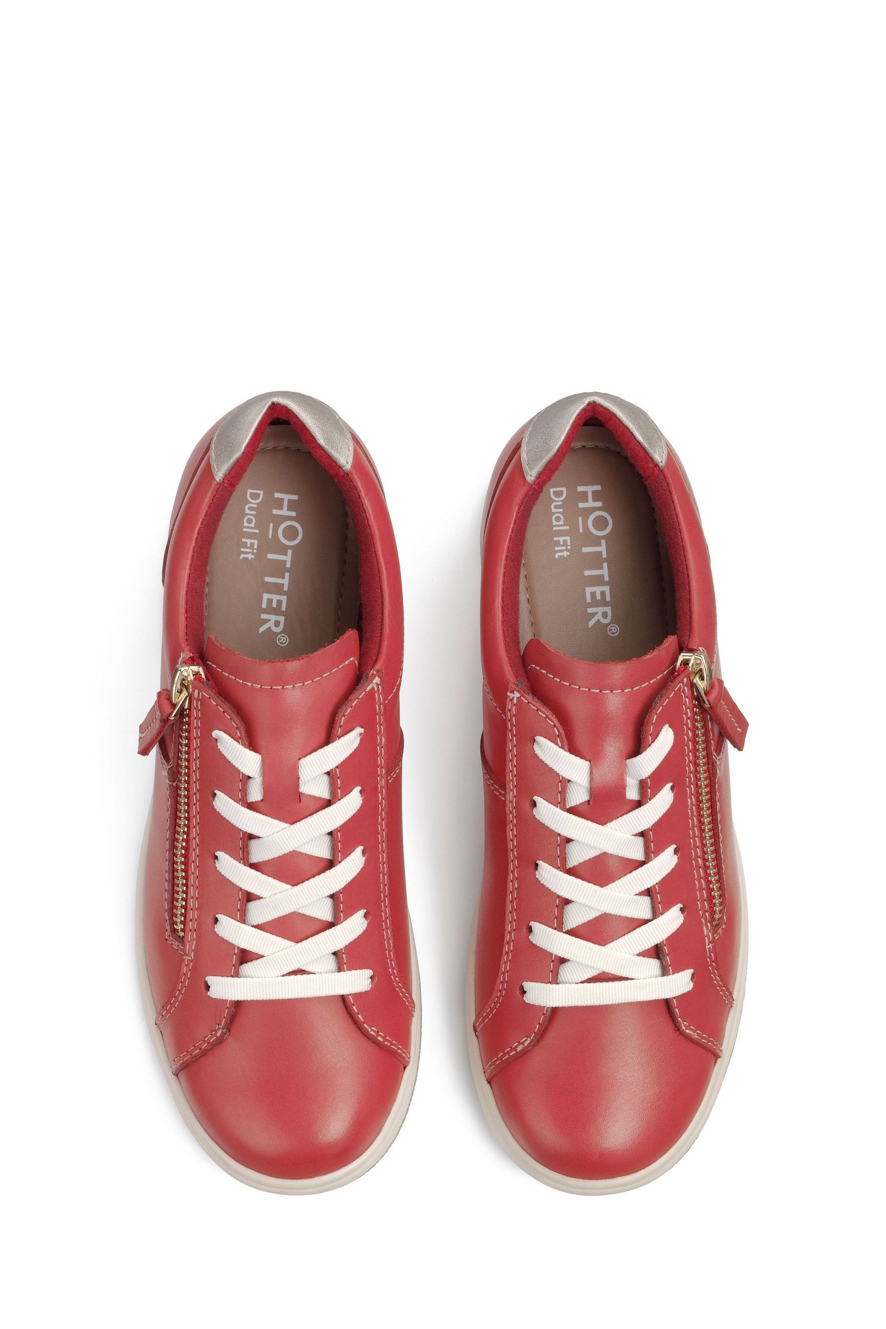 Hotter red best sale shoes