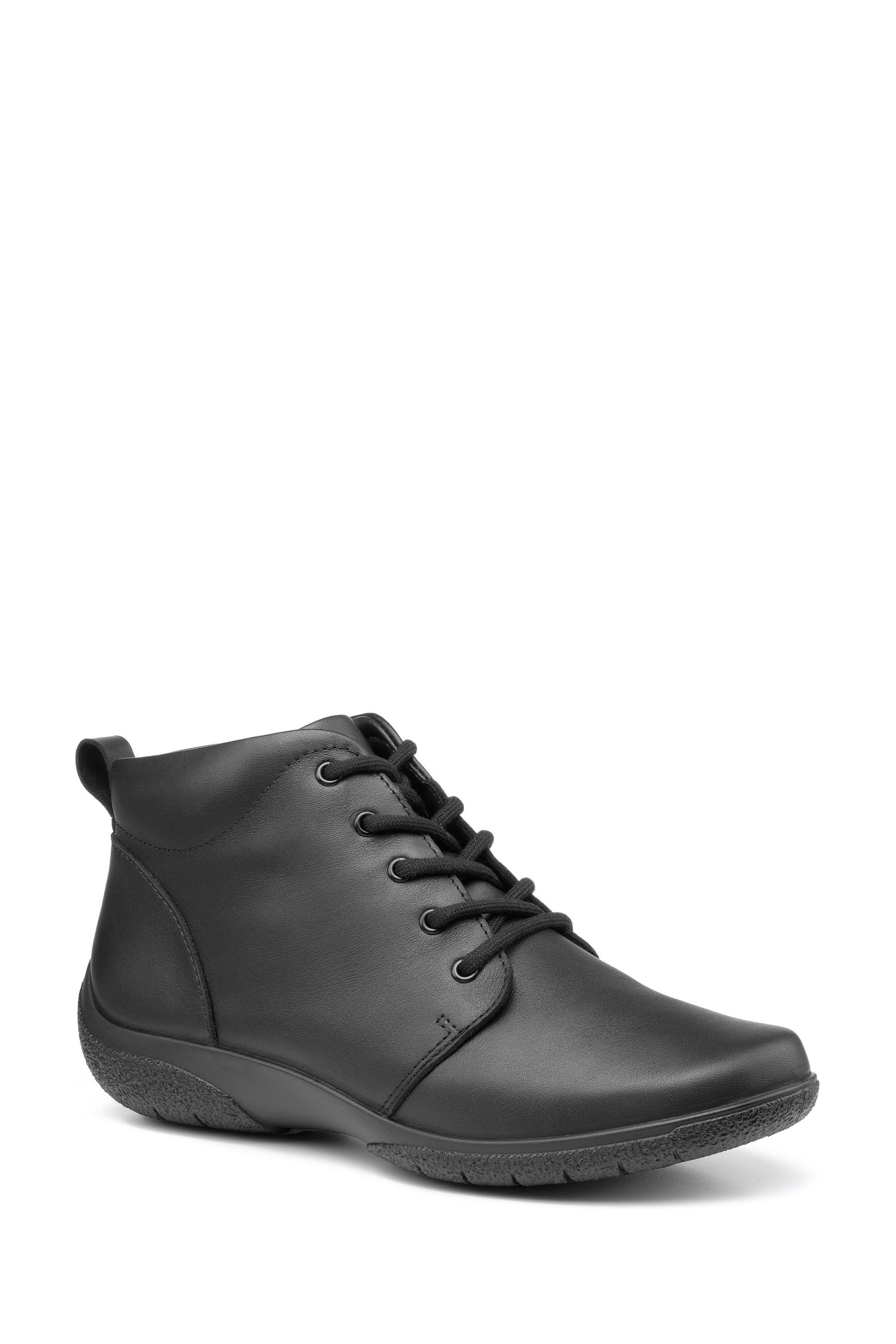 Buy Hotter Black Ellery Lace Up Regular Fit Boots from the Next UK