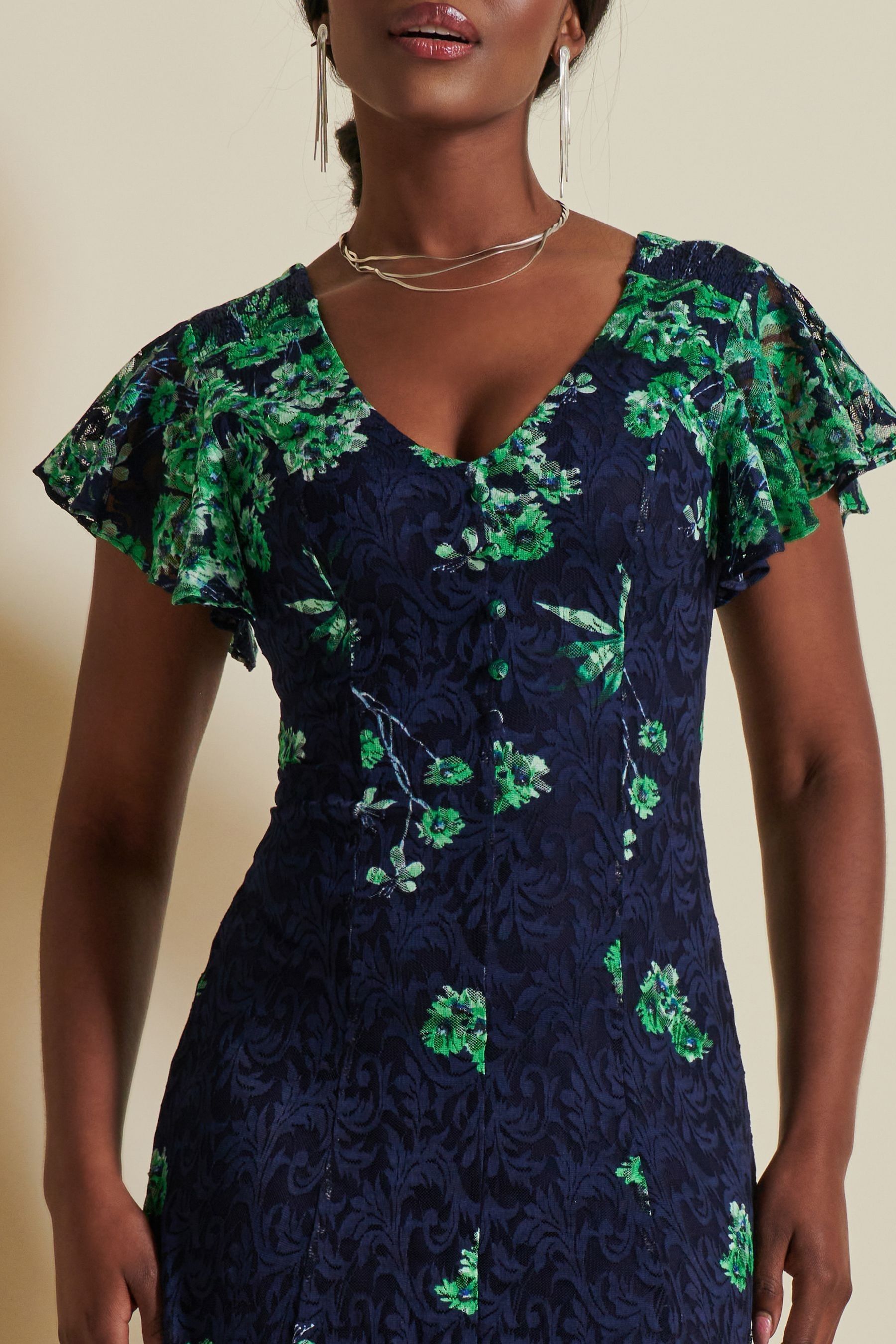 Fit and flare long dress store