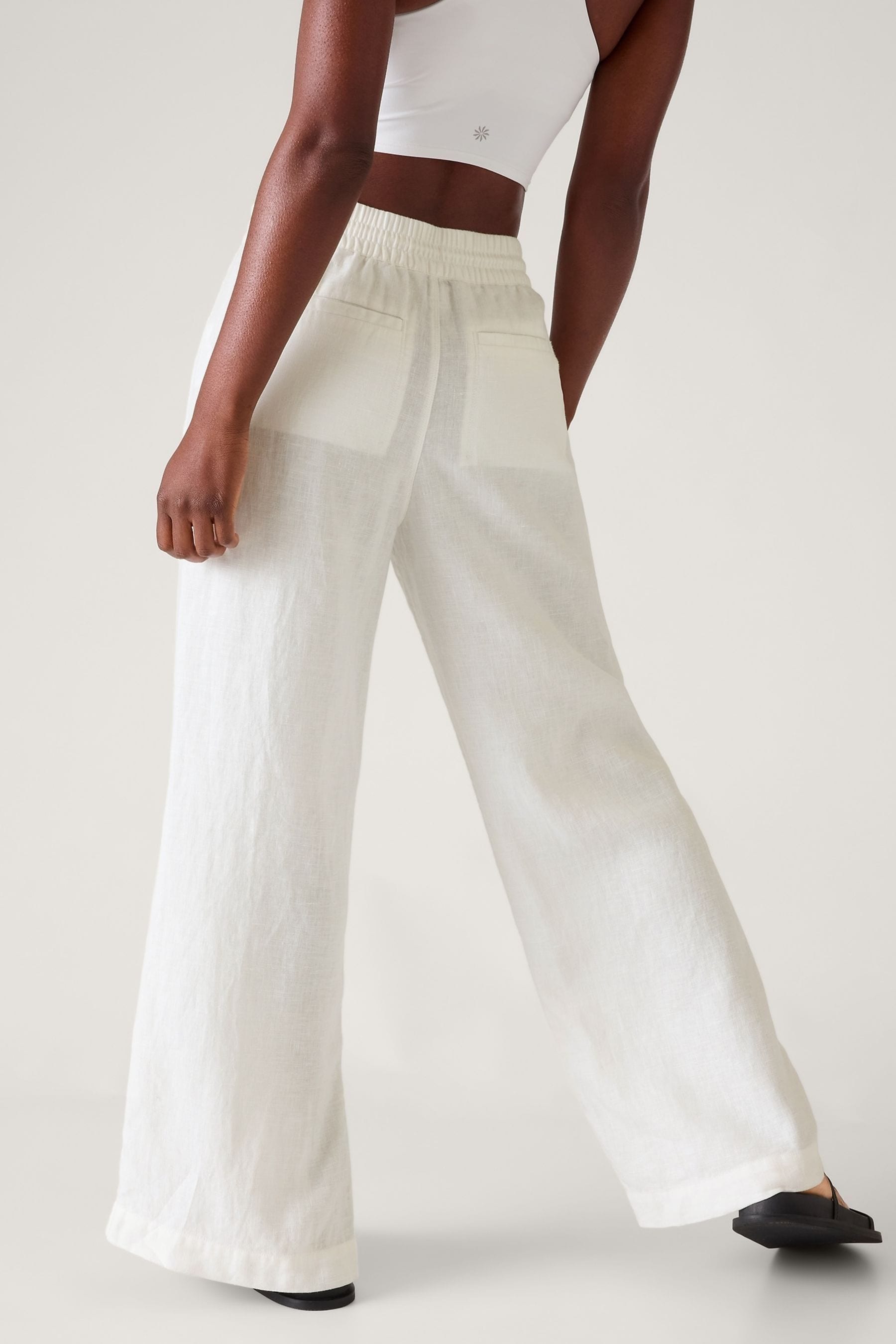 Athleta white shop pants