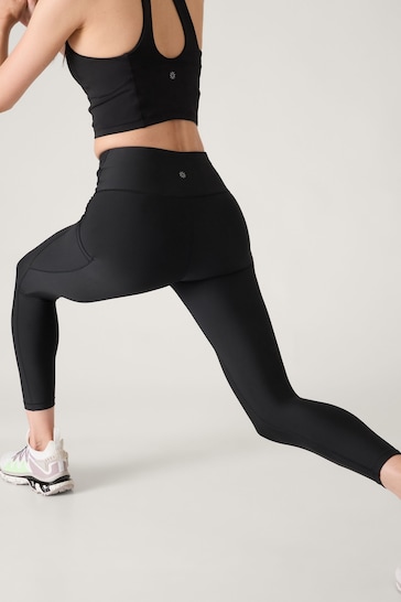 Athleta Black Interval 7/8 Pocket Leggings