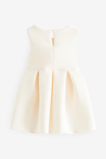 White Bow Party Dress (3mths-7yrs)