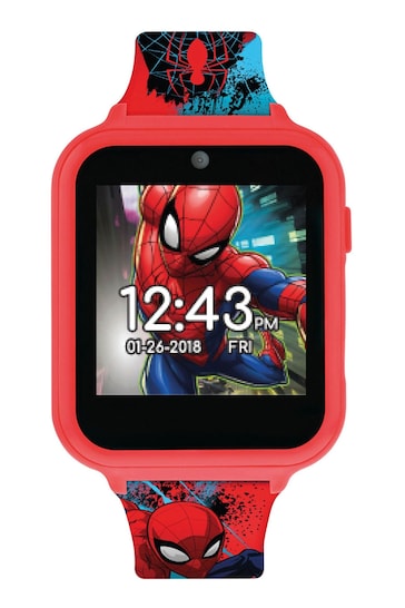 Peers Hardy Red Disney Marvel Spiderman Multicoloured Silicon Strap Watch