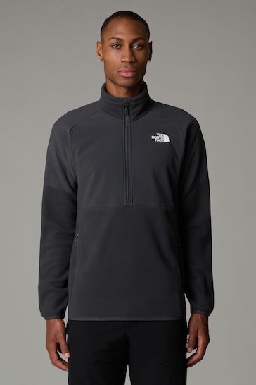 The North Face Grey Mens Glacier Half Zip Fleece