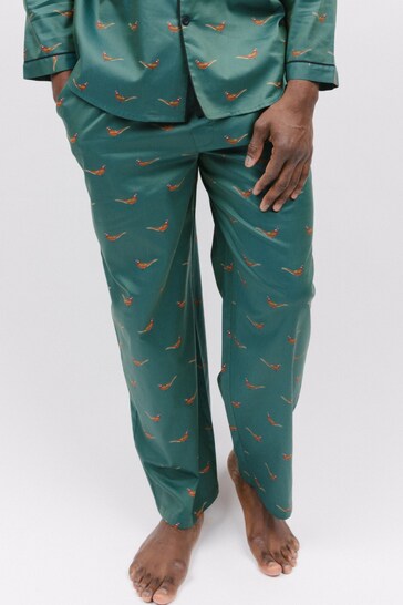 Cyberjammies Green Bird Print Pyjama Bottoms