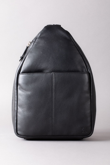 Lakeland Leather Langdale Leather Black Backpack