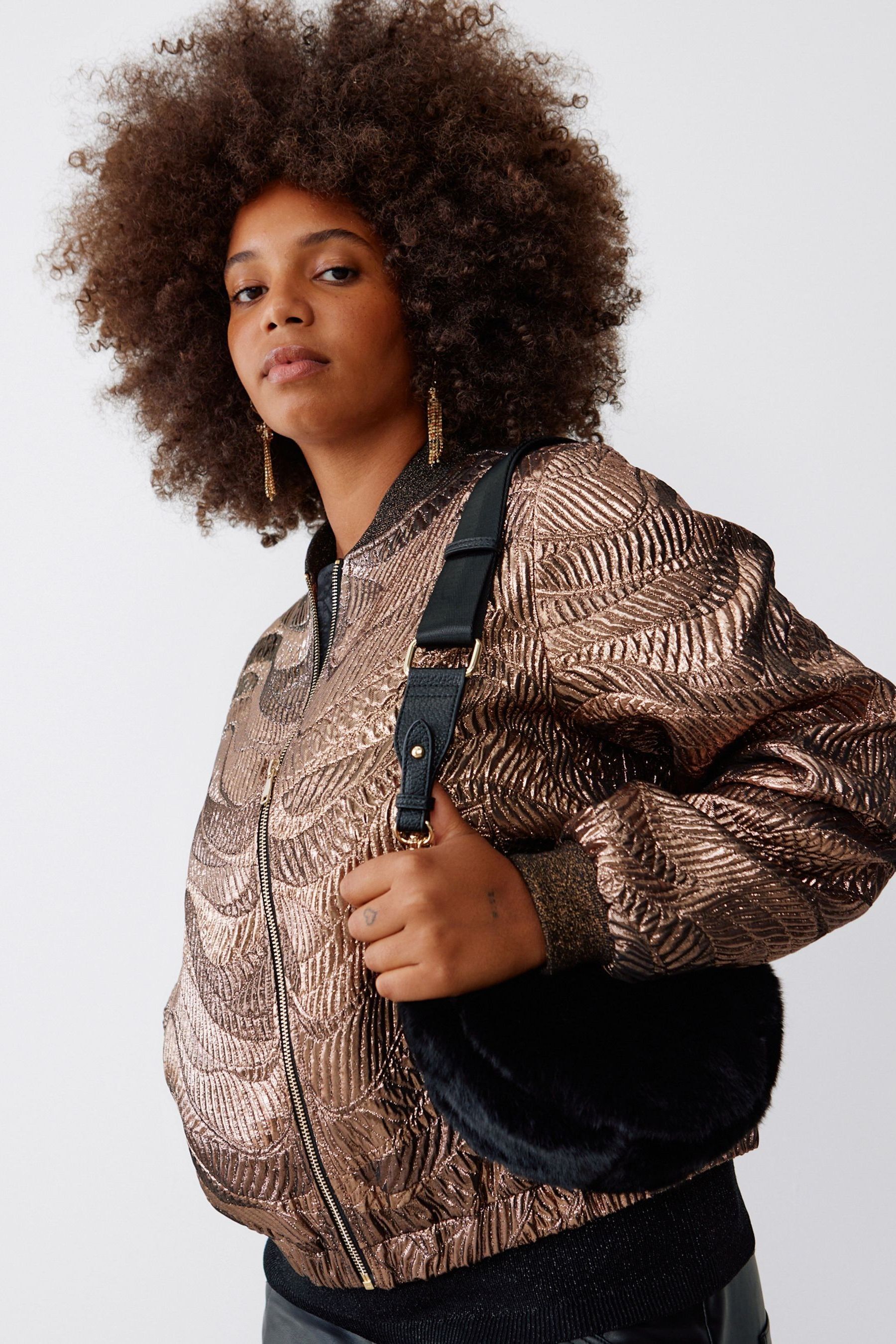 Faux fur belt bag hot sale