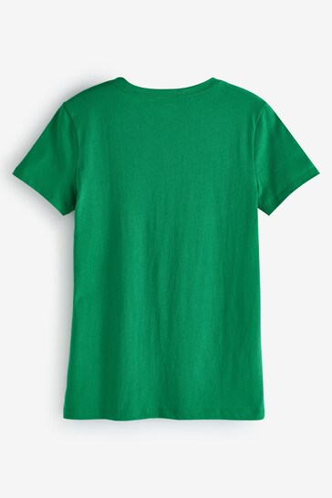 Gap Green Logo Cotton Logo Short Sleeve Crew Neck T-Shirt