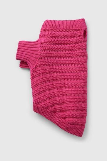 Gap Pink Crochet Pet Jumper