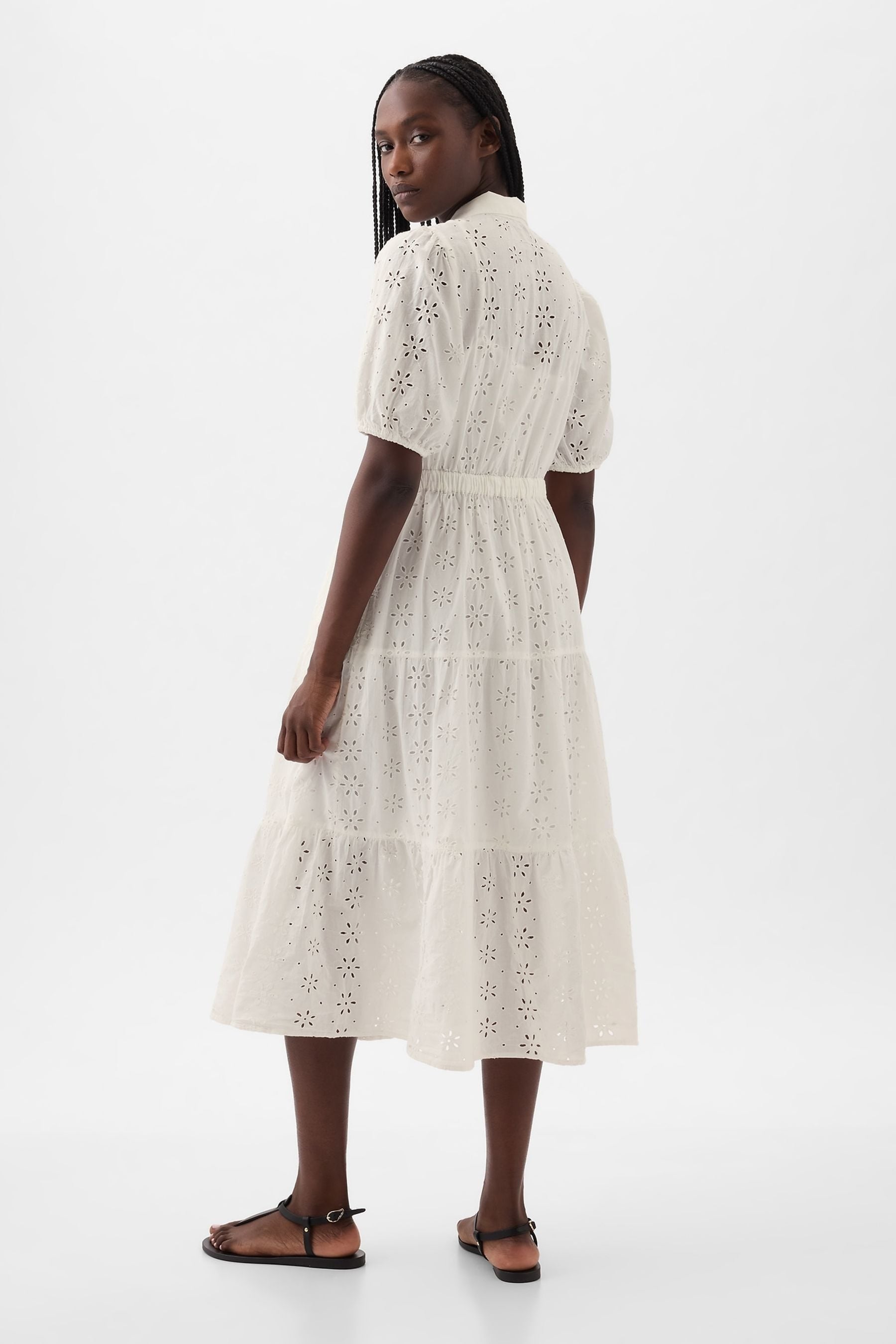 Gap midi discount eyelet dress