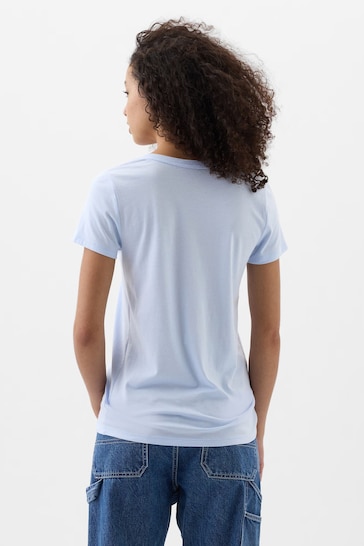 Gap Blue Favourite Short Sleeve V Neck T-Shirt