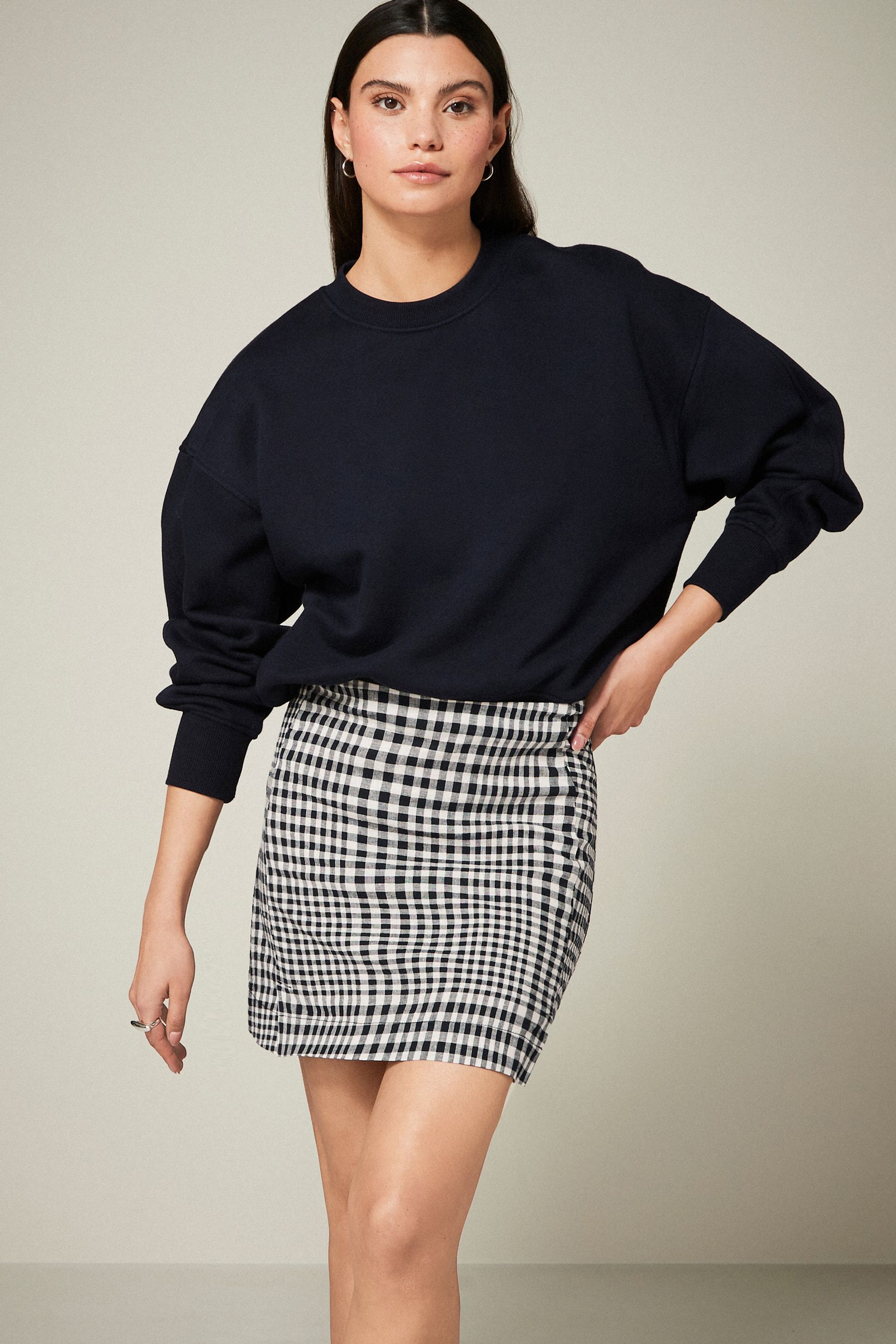 Black and white skirt next new arrivals
