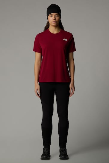 The North Face Red Womens Topographic T-Shirt