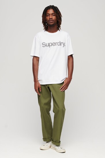 Superdry White City Loose T-Shirt