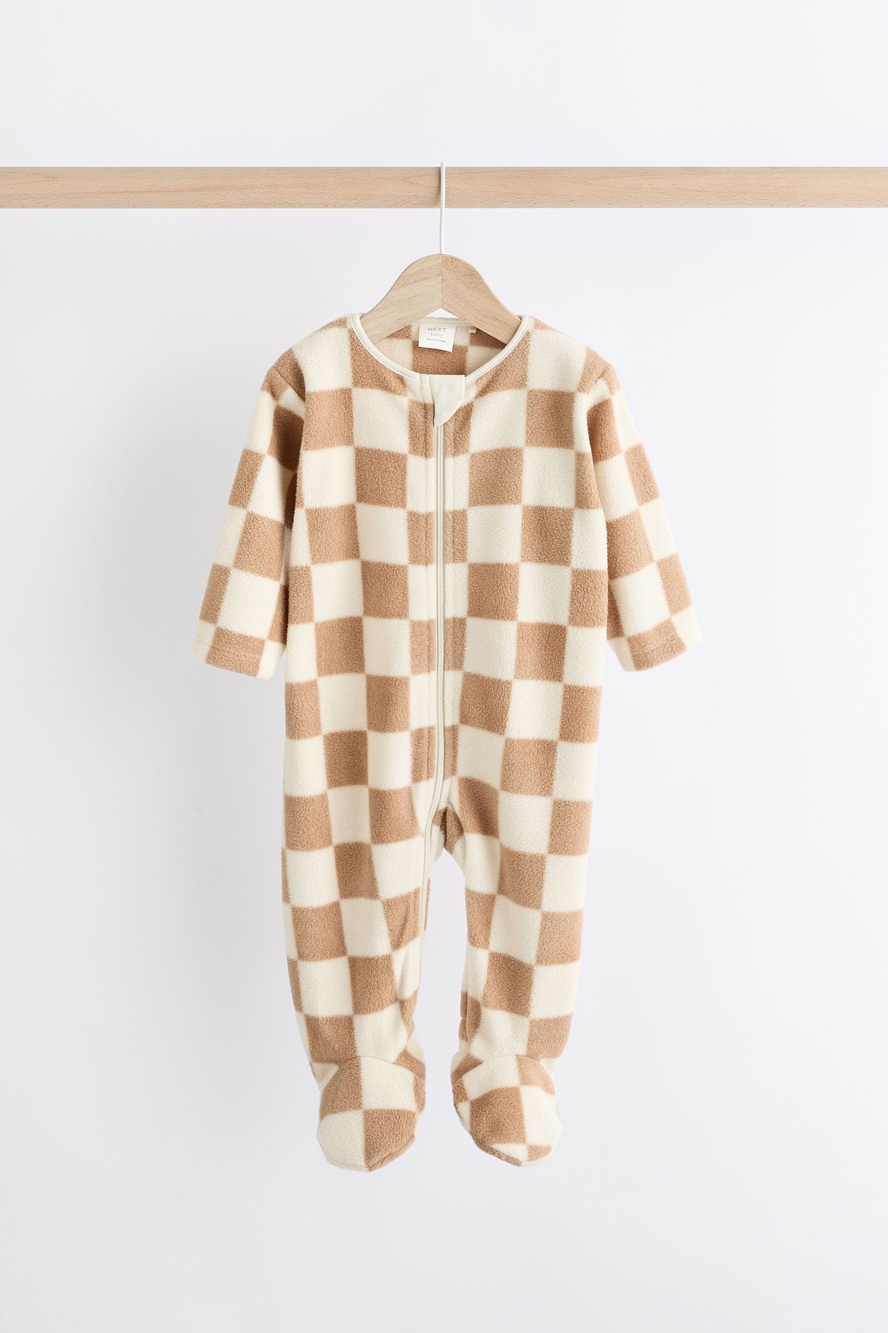 Baby fleece sleepsuits winter top