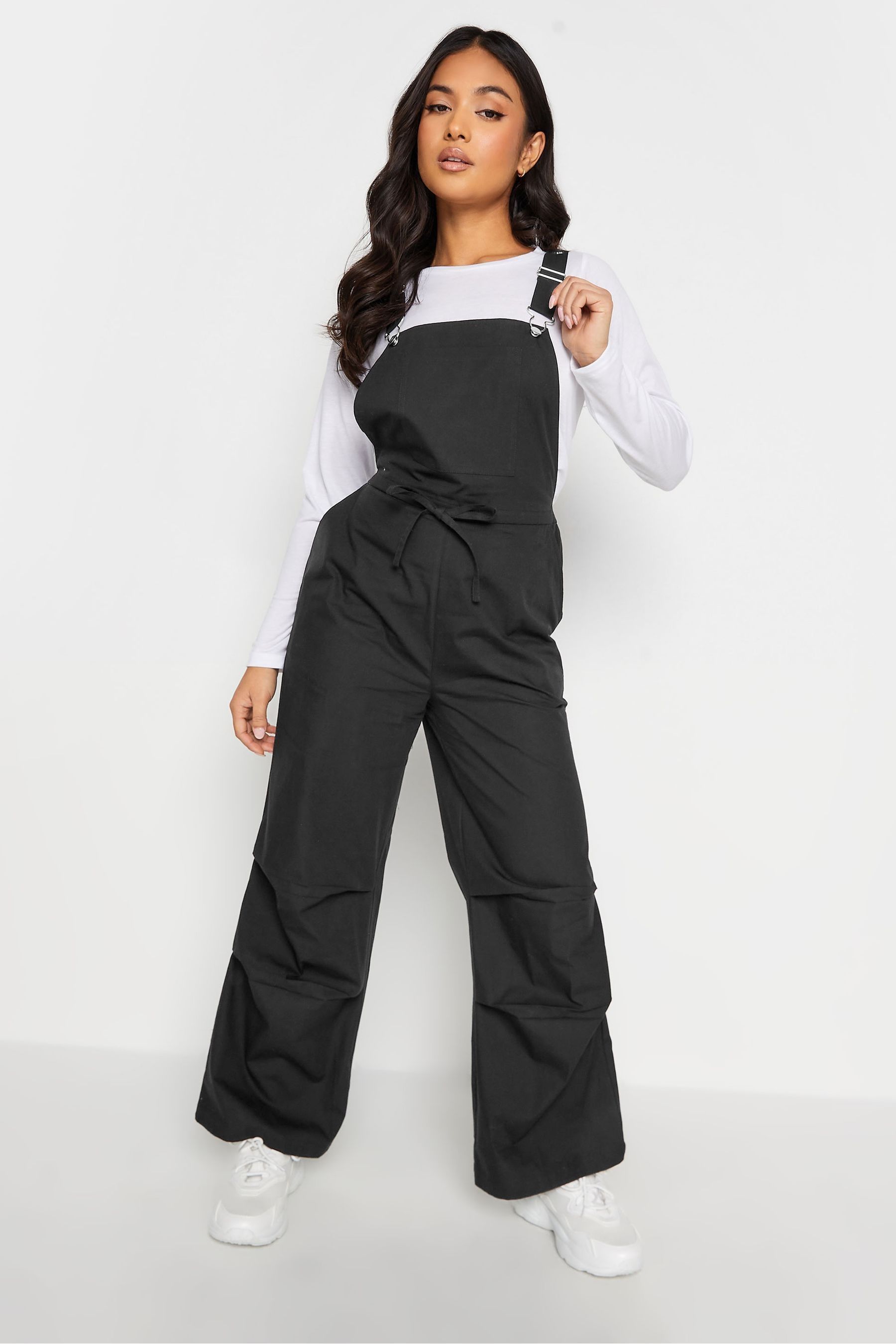 Buy PixieGirl Petite Black Pleated Utility Jumpsuit from the Next