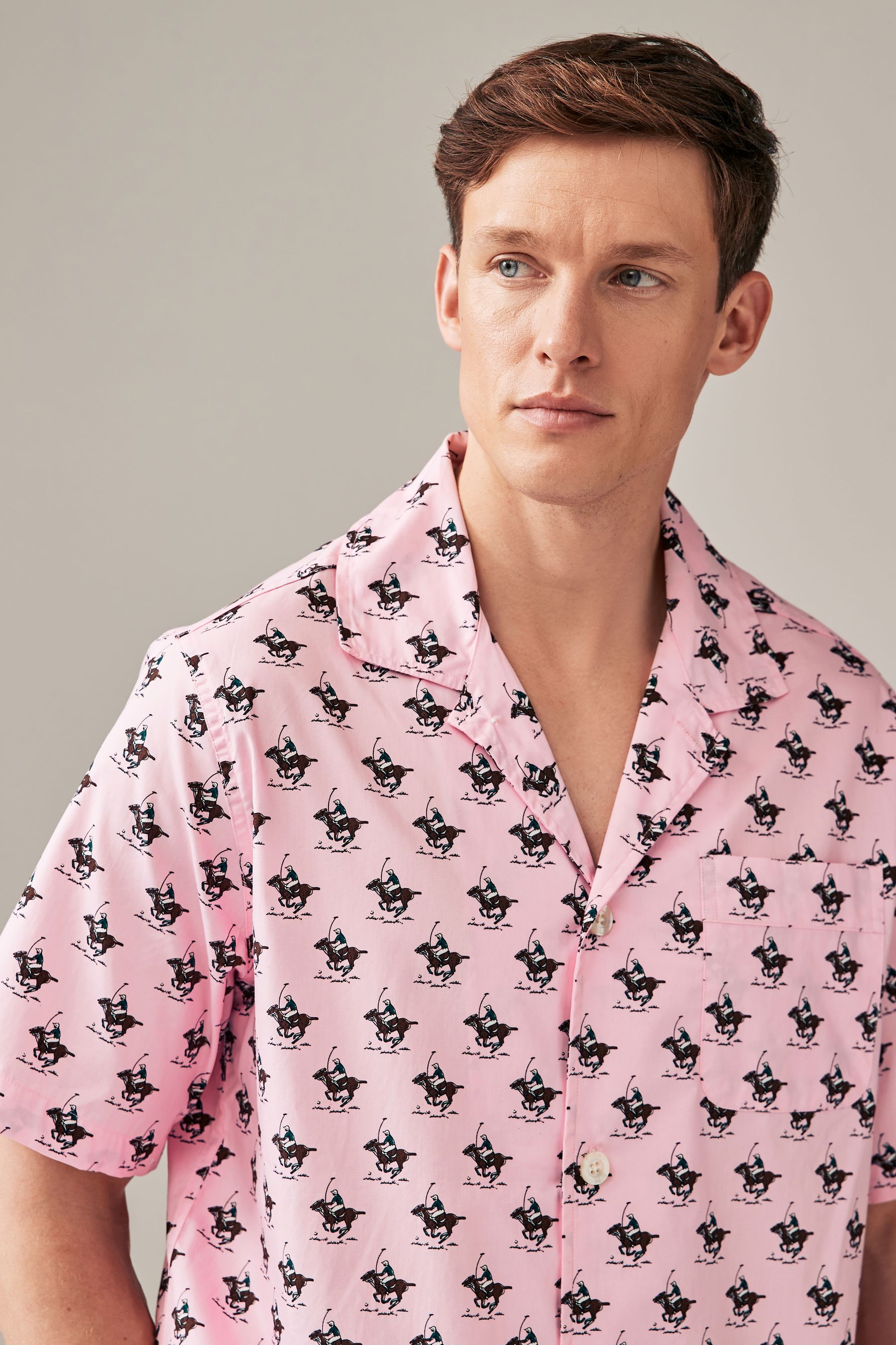 Allover pony pajama short clearance
