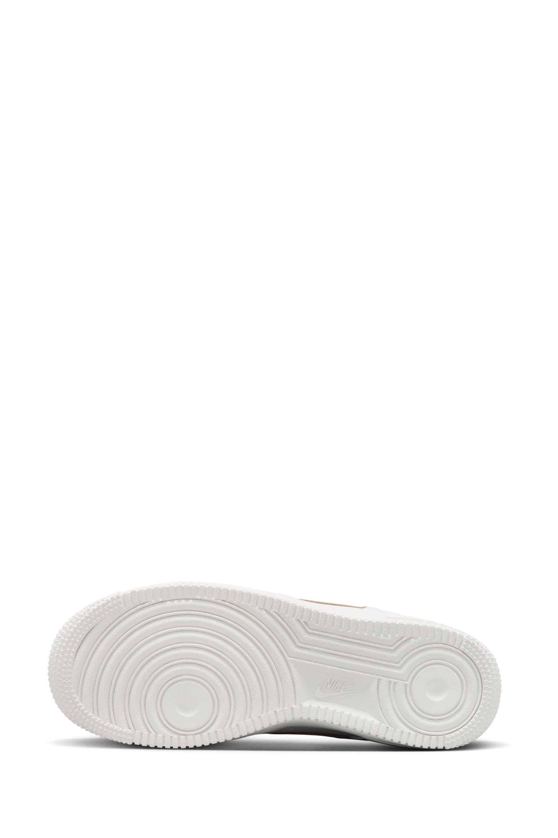 Buy Nike White Green Air Force 1 Youth Trainers from the Next UK