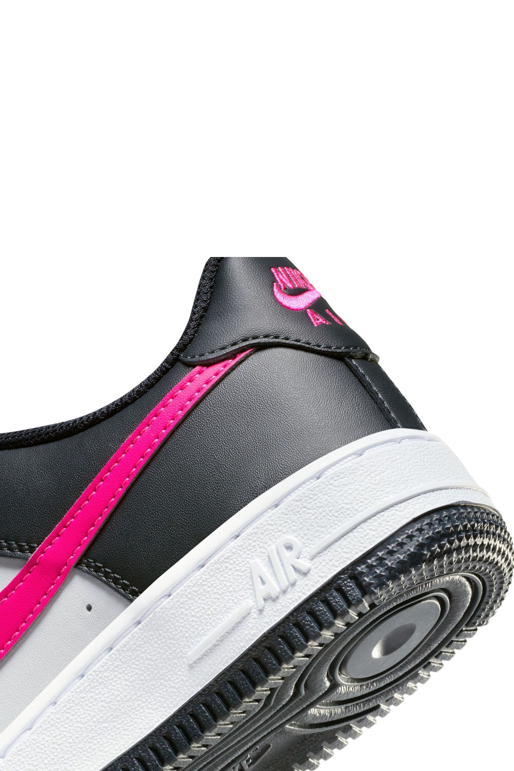 Pink black and white air forces sale