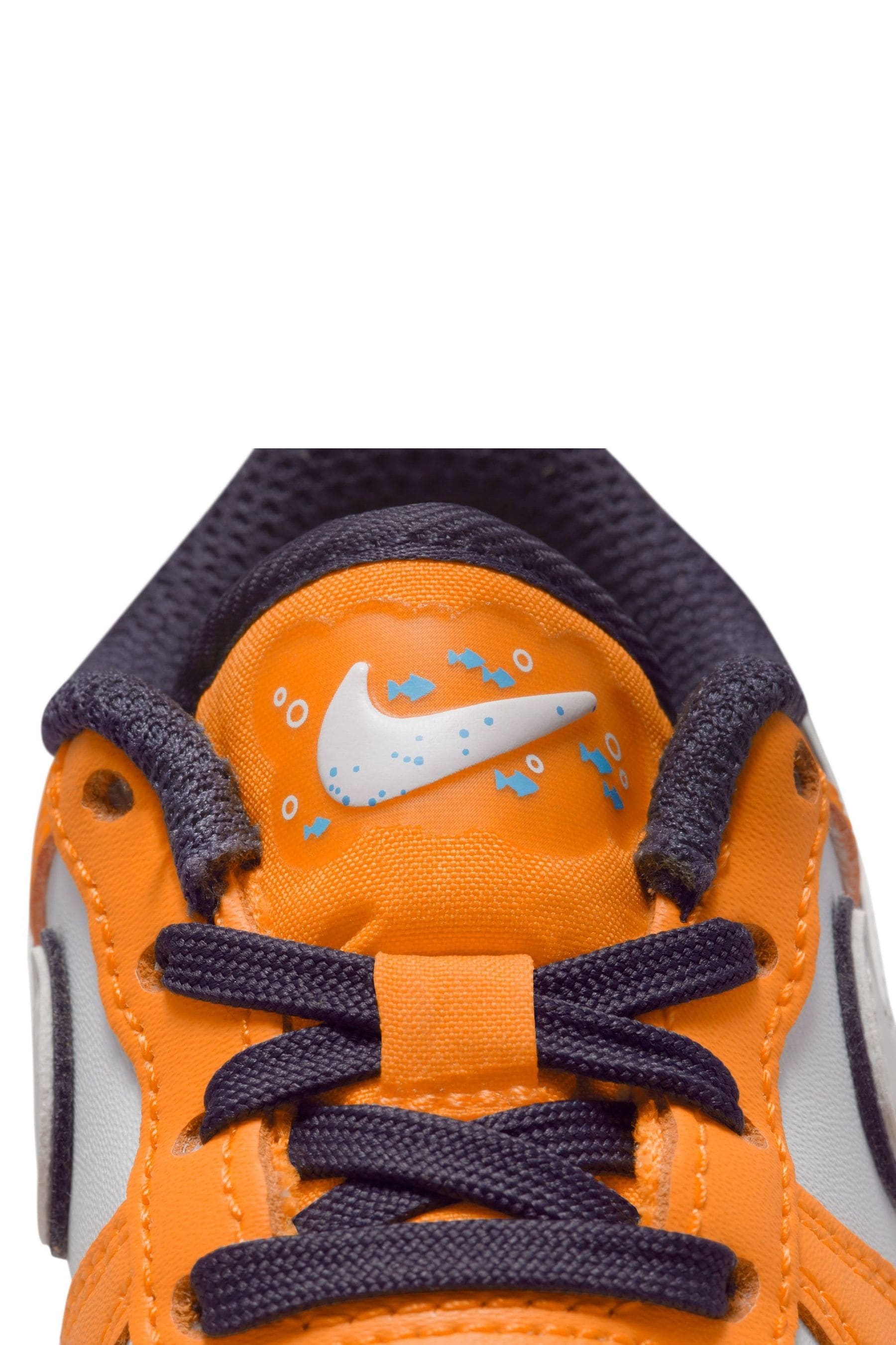 Orange air clearance force 1 kids