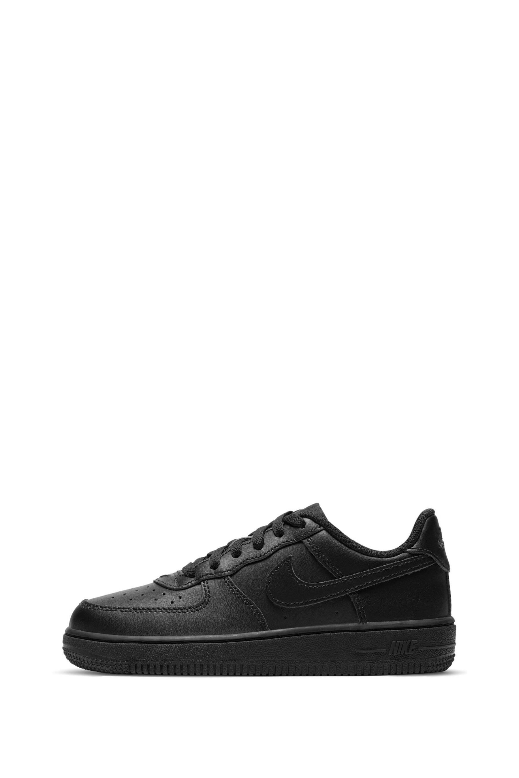 Nike Black Junior Air Force 1 Trainers