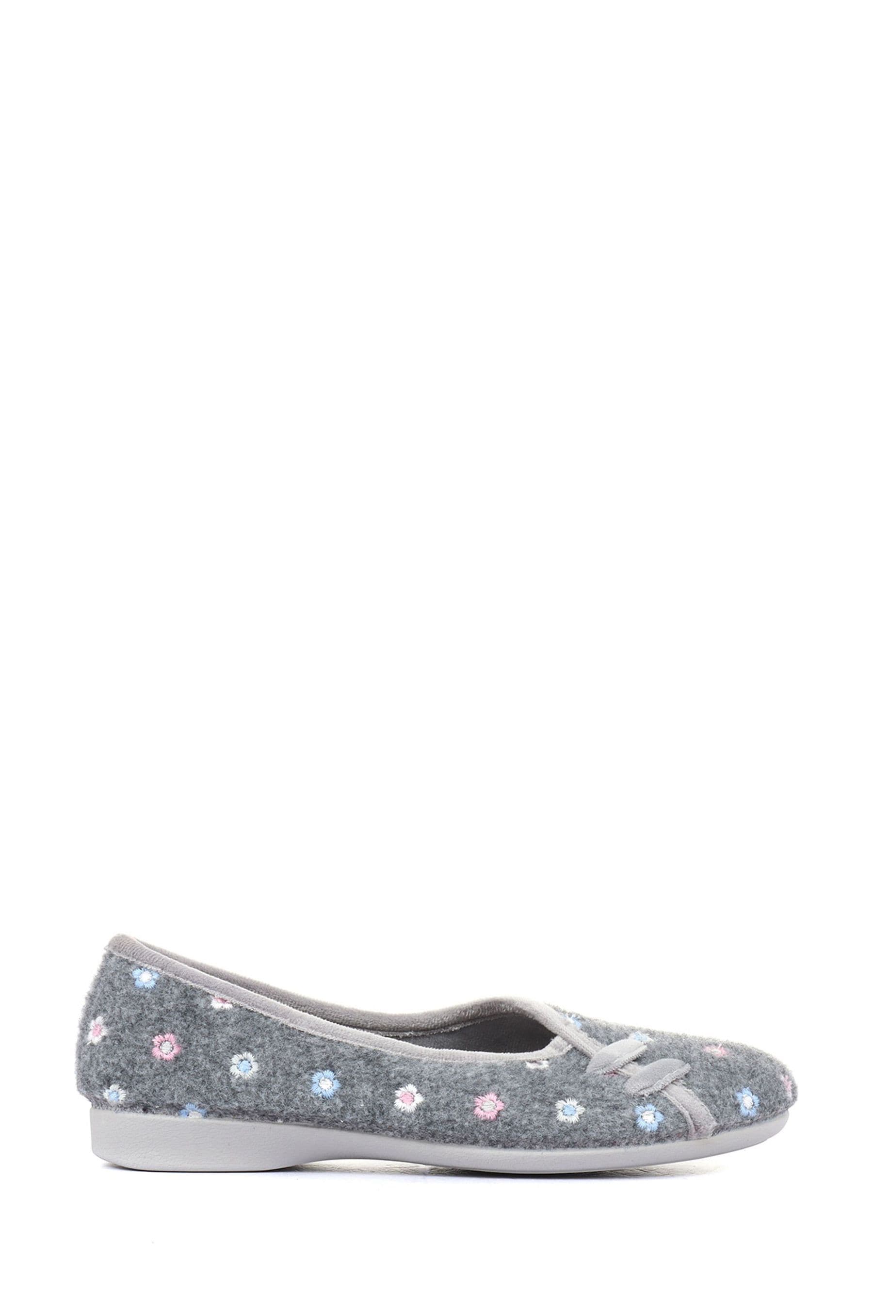 Grey ballet pumps uk online