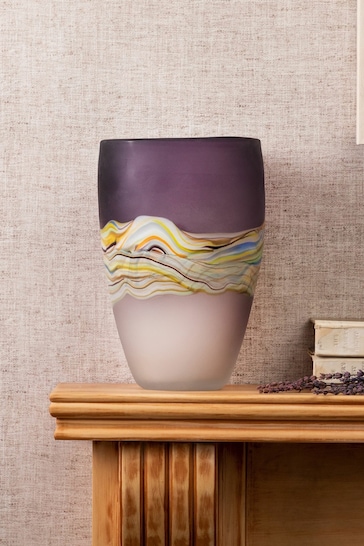 Voyage Maison Amethyst Marcellus Hand-Blown Glass Vase