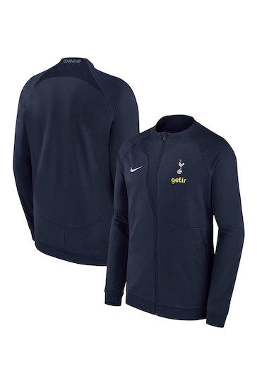 Nike Blue Chrome Tottenham Hotspur Academy Pro Anthem Jacket Kids