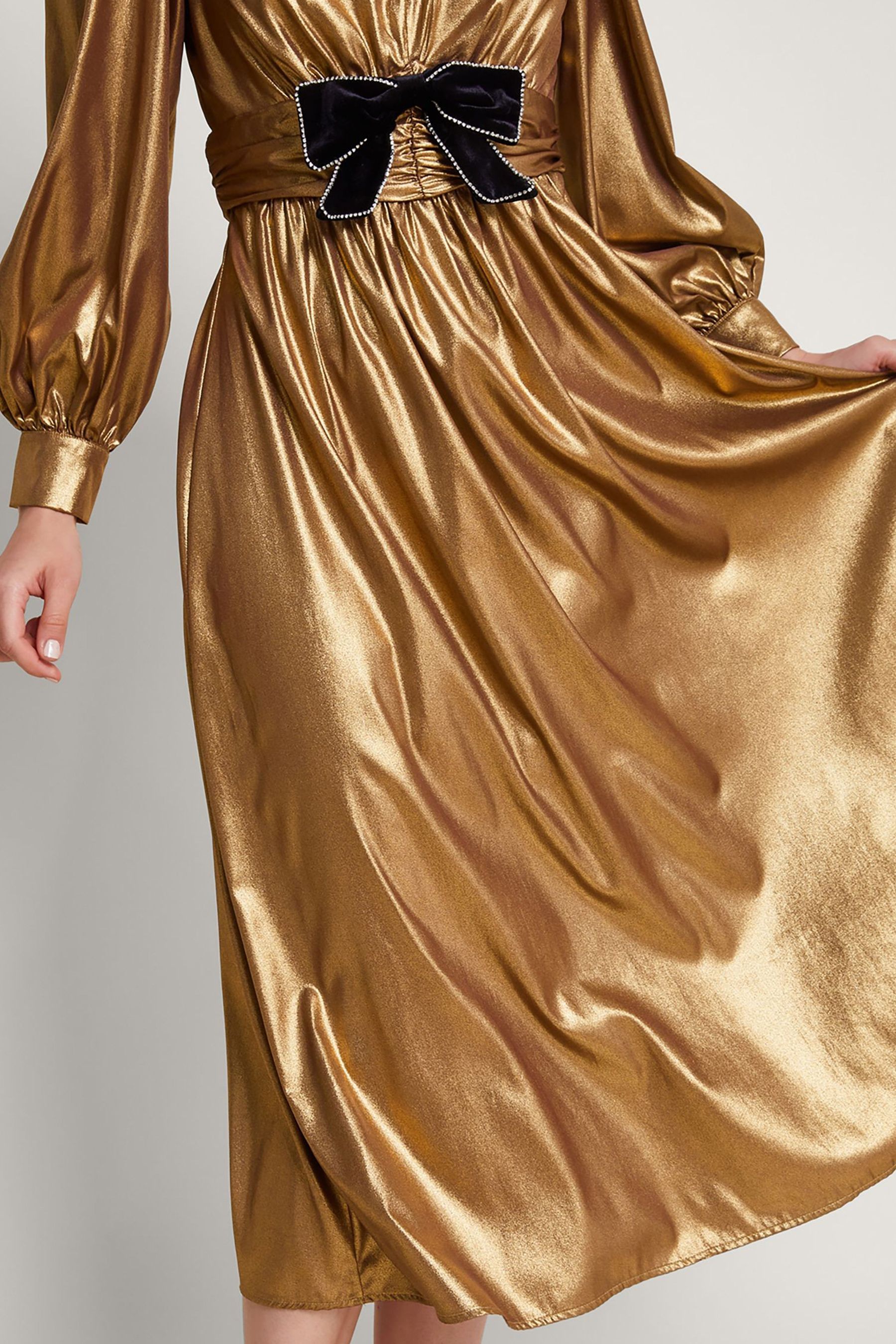 Gold monsoon dress 2025