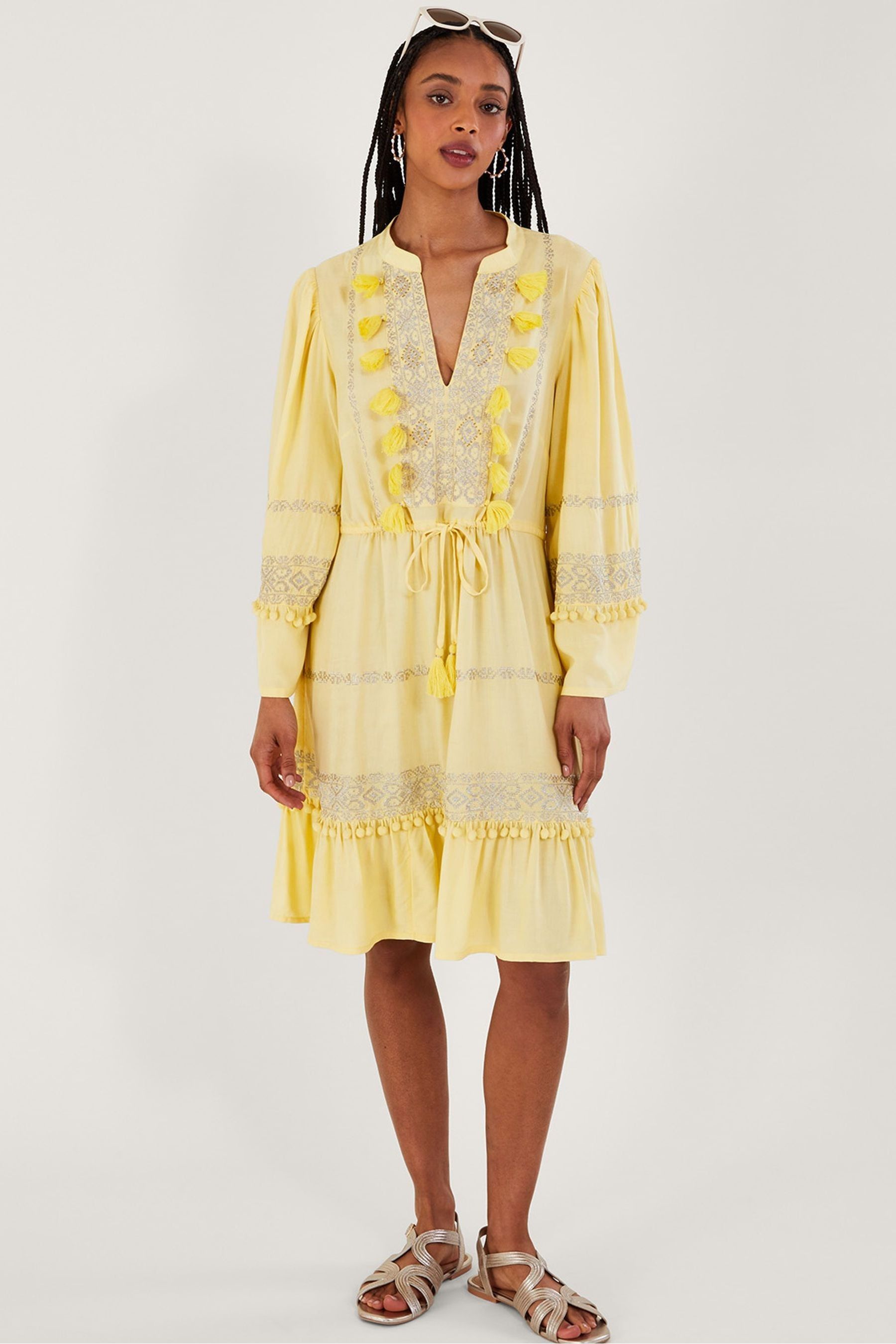 Yellow monsoon best sale dress