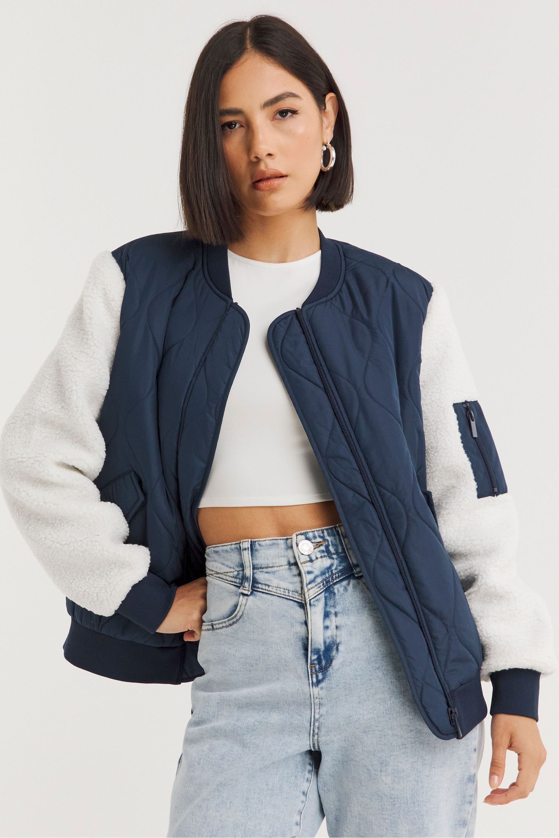 Simply be online bomber jacket